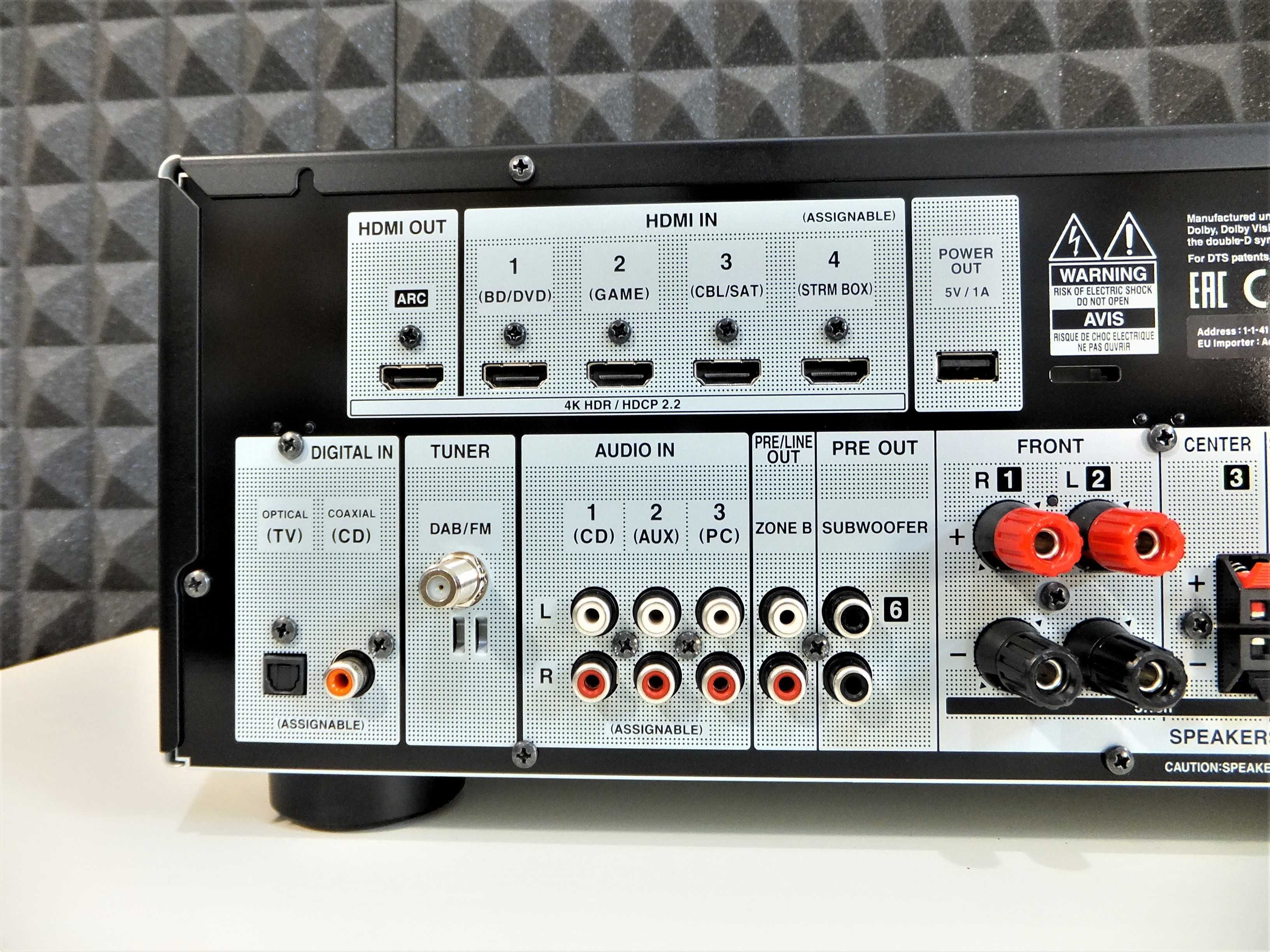 Nowy amplituner 7.2 ONKYO TX-SR494DAB / Bluetooth, DAB+/ OKAZJA!