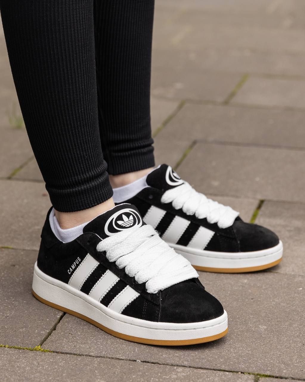 Жіночі кросівки Адідас/Adidas Campus 00s Core Black 37-41 розмір