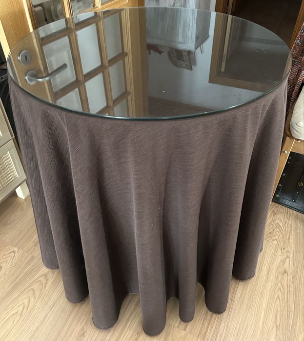 Camilha com pano e vidro