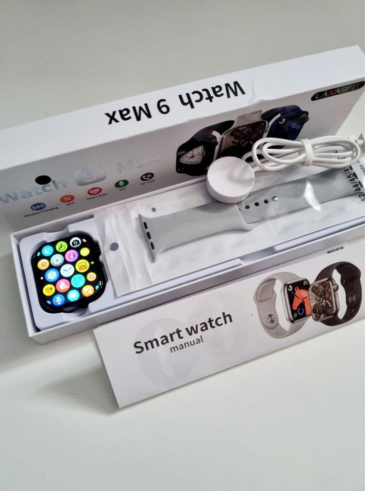 Smartwatch 9 MAX szary