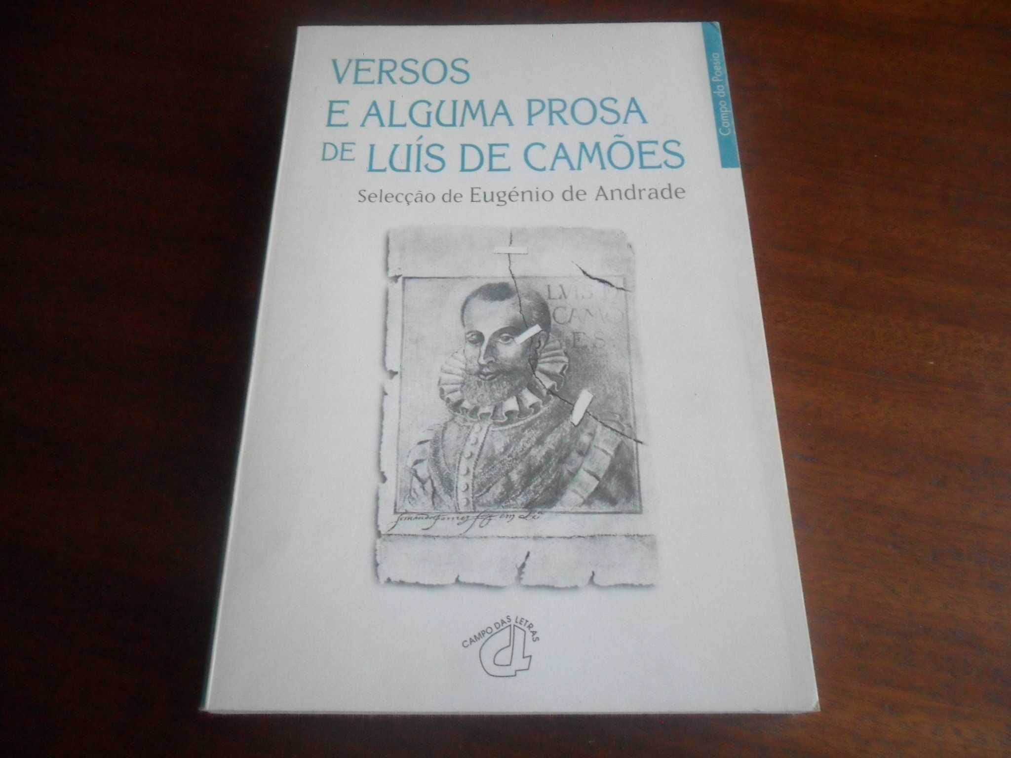"Versos e Alguma Prosa de Luís de Camões" de Eugénio de Andrade
