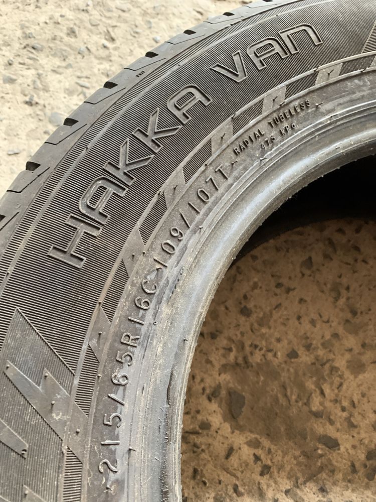 (1шт) 215/65R16C Nokian Hakka Van (2022рік 7.5мм) літня шина