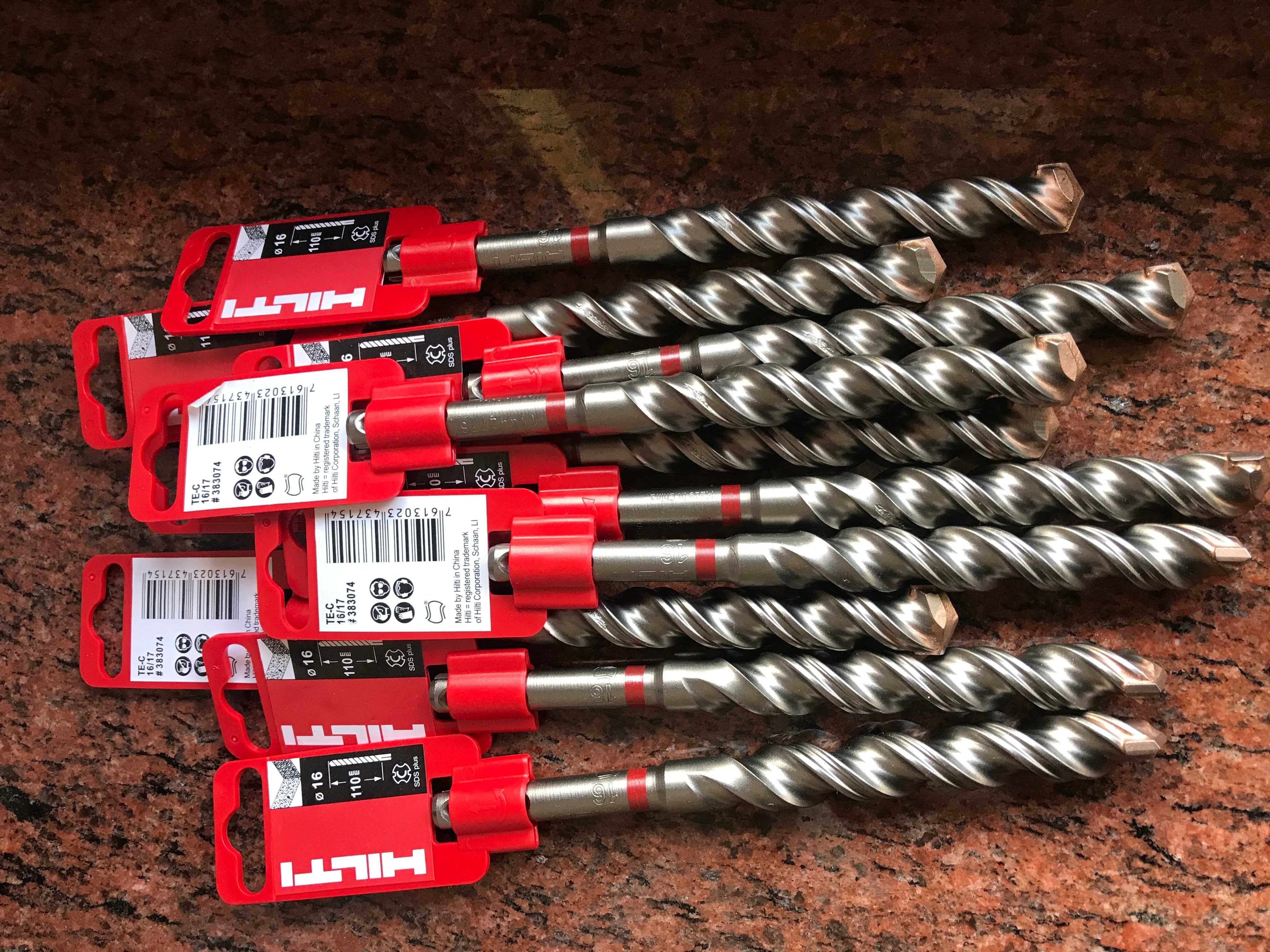 Wiertła Hilti (6szt.) fi8/fi10/mix