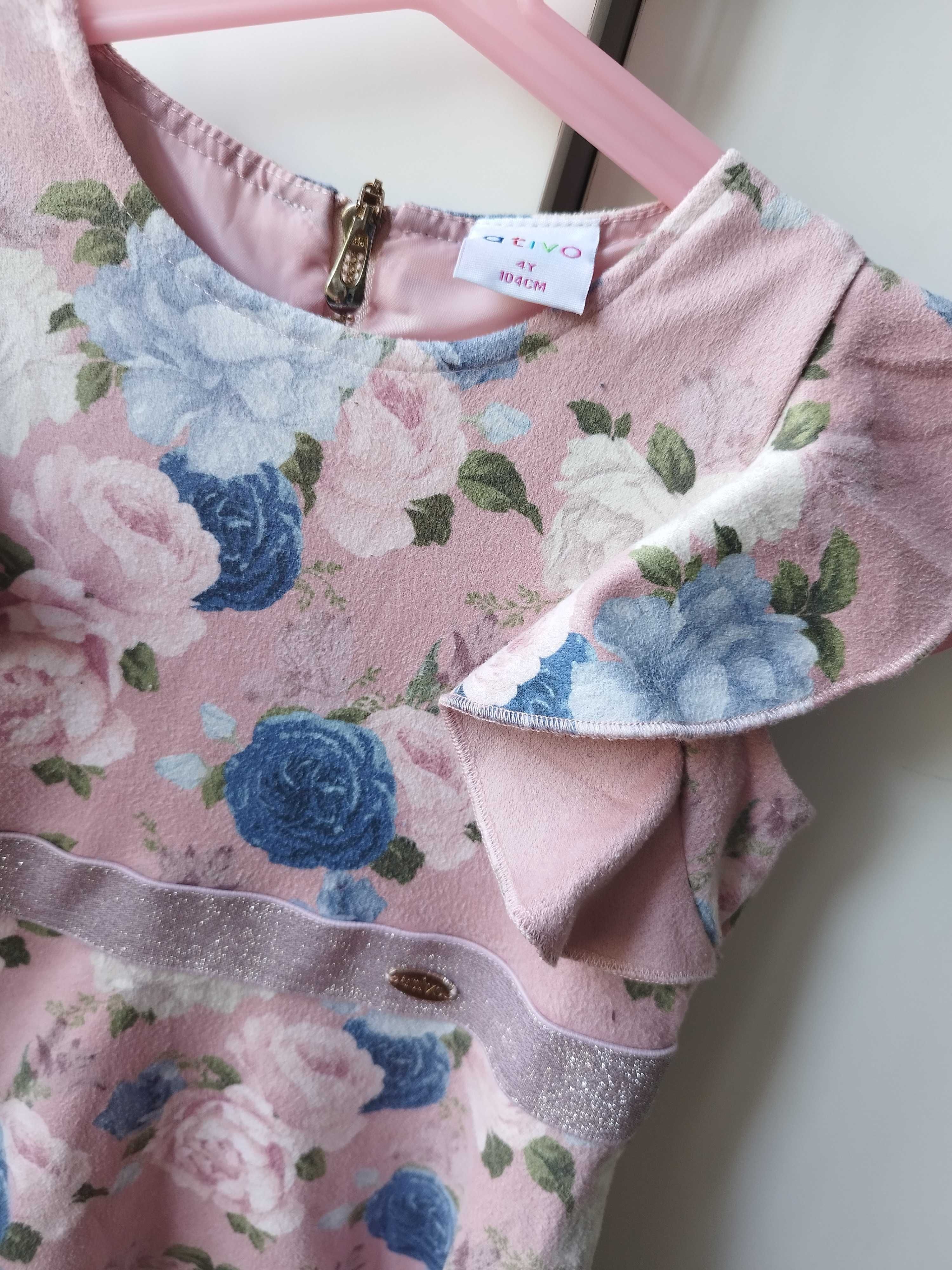 Vestido Camurça Ativo 4 Anos
