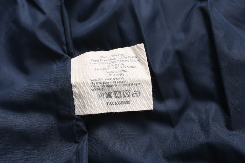 JACK WILLS pikowana kurtka damska granatowa r. 34