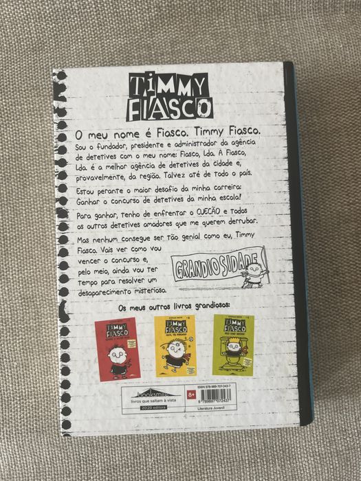 Livro Timmy Fiasco, Stephan Pastis