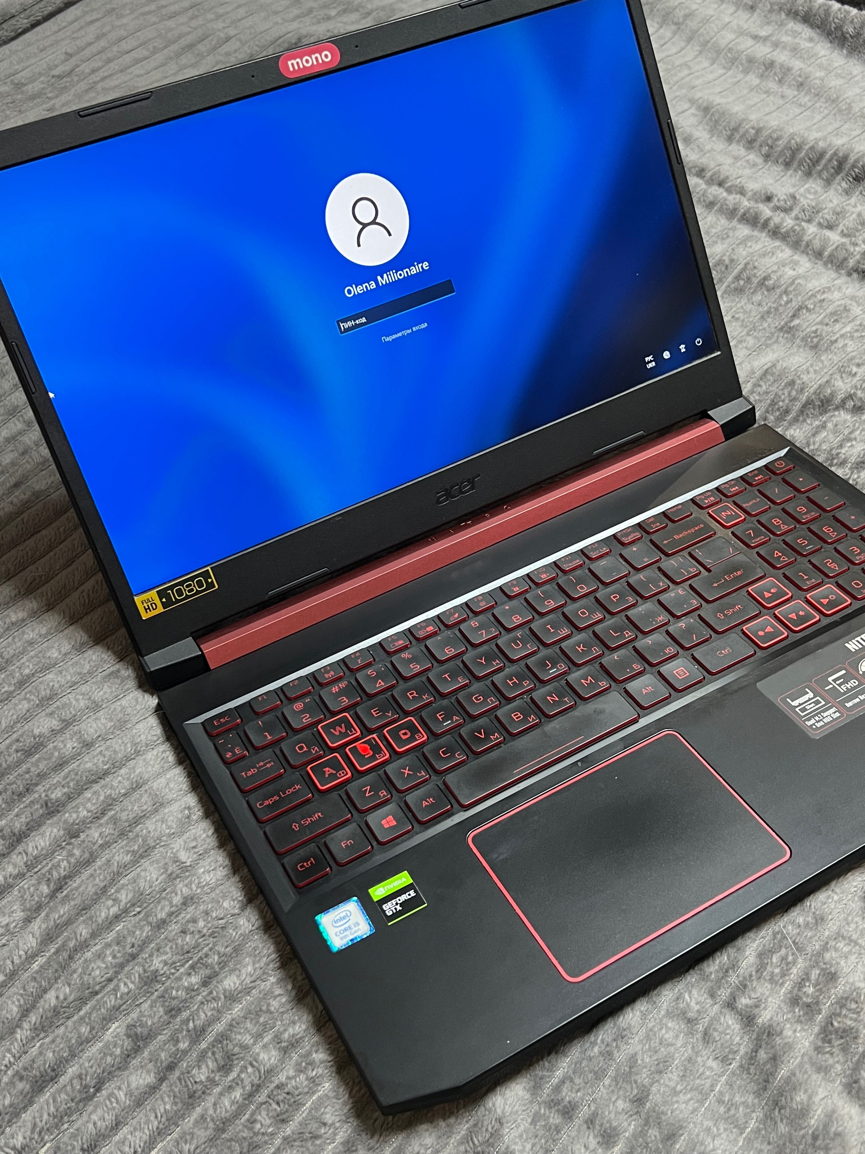 Acer Nitro AN515-54 (Core i5-9300H/16Gb/RTX 2060/SSD 1Tb/IPS 144Hz)