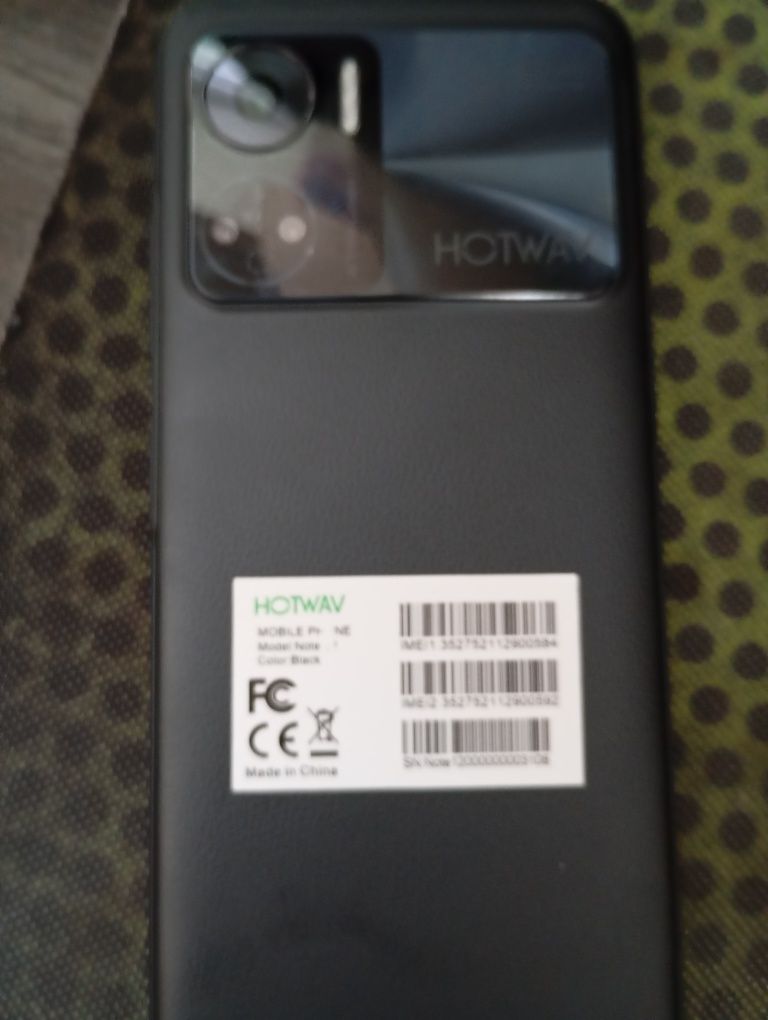 HOTWAV Note 12 смартфон, экран 6,8 дюймов, Android 13, 8 ГБ + 128 б/у
