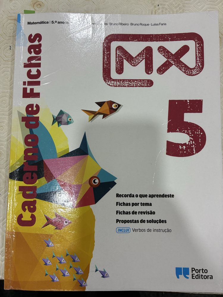 Cadernos de fichas 5 ano