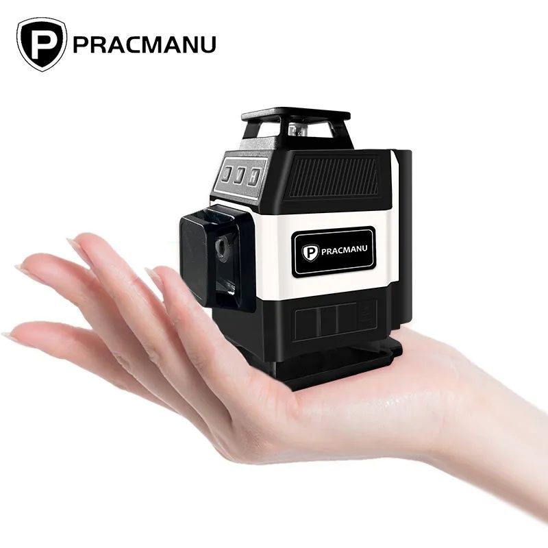 4D Pracmanu Mini 16л Лазерний уровень рівень нивелир Зел Луч Новинка