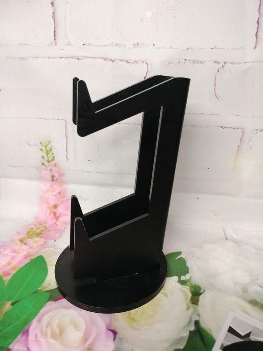 Stojak na pady i słuchawki . Kolor czarny