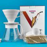 Набір Hario V60 Ceramic 02 ( пуровер / сервер для кави )