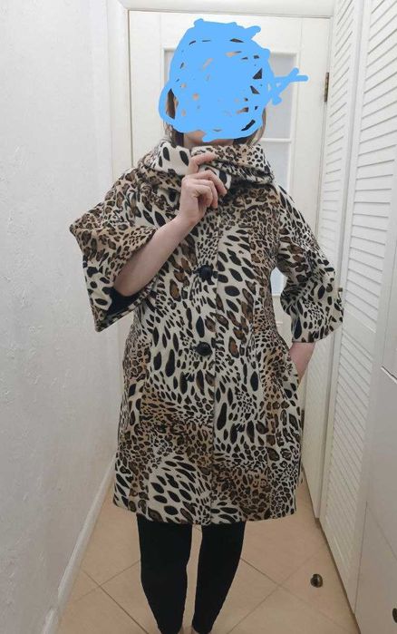 Нове леопардове пальто, штучне хутро