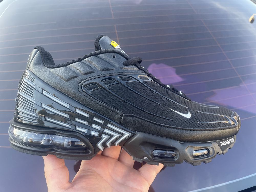 Nike Air Max Plus 3 TN black.  Плюс ТН