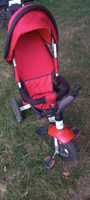 Rower trójkołowy dla dziecka rowerek pompowane koła