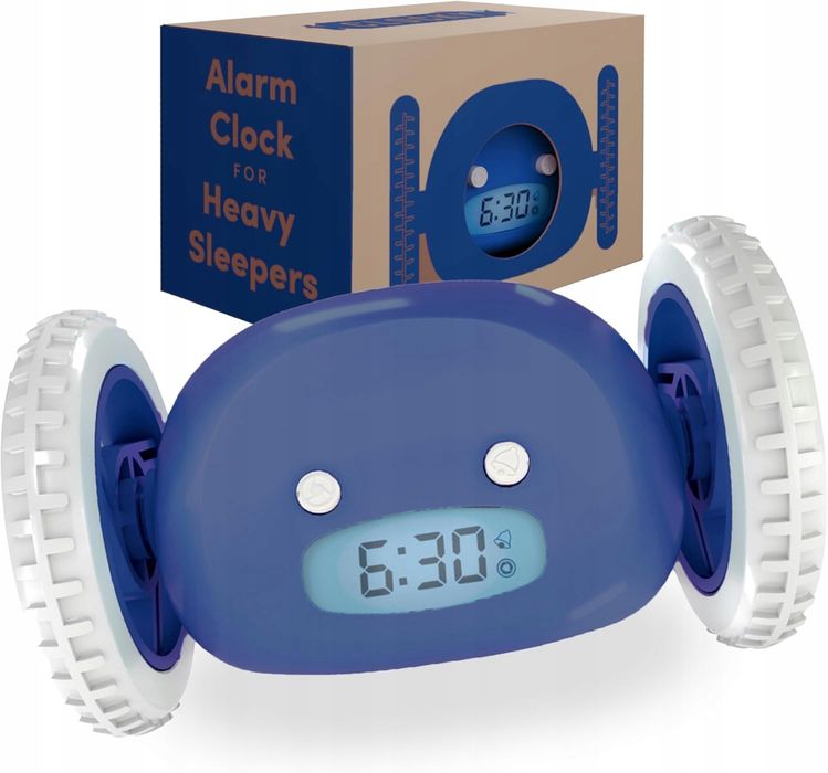 Bardzo głośny budzik dla mocno śpiących na kółkach
