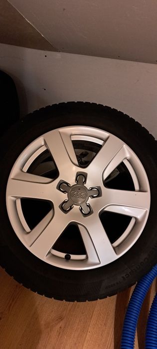 Alufelgi Audi 17 x5x112 plus opony zimowe.
