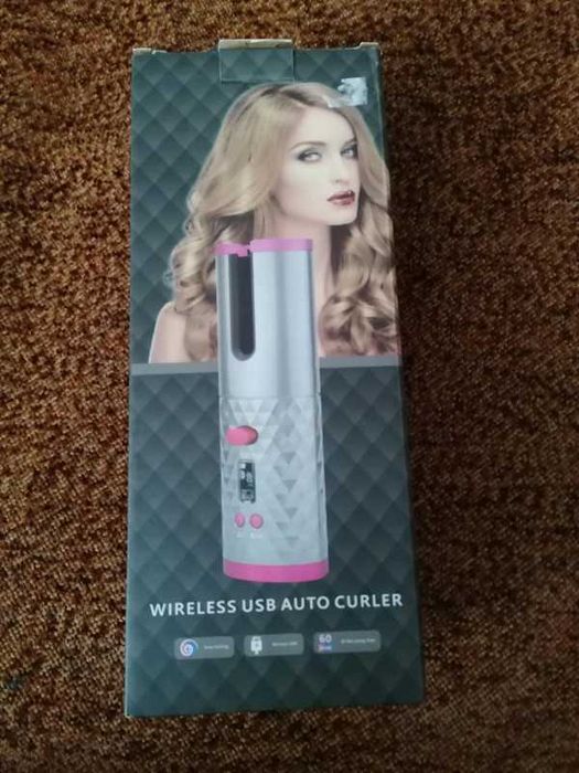 Bezprzewodowa lokówka automatyczna, Nowa, obrotowa