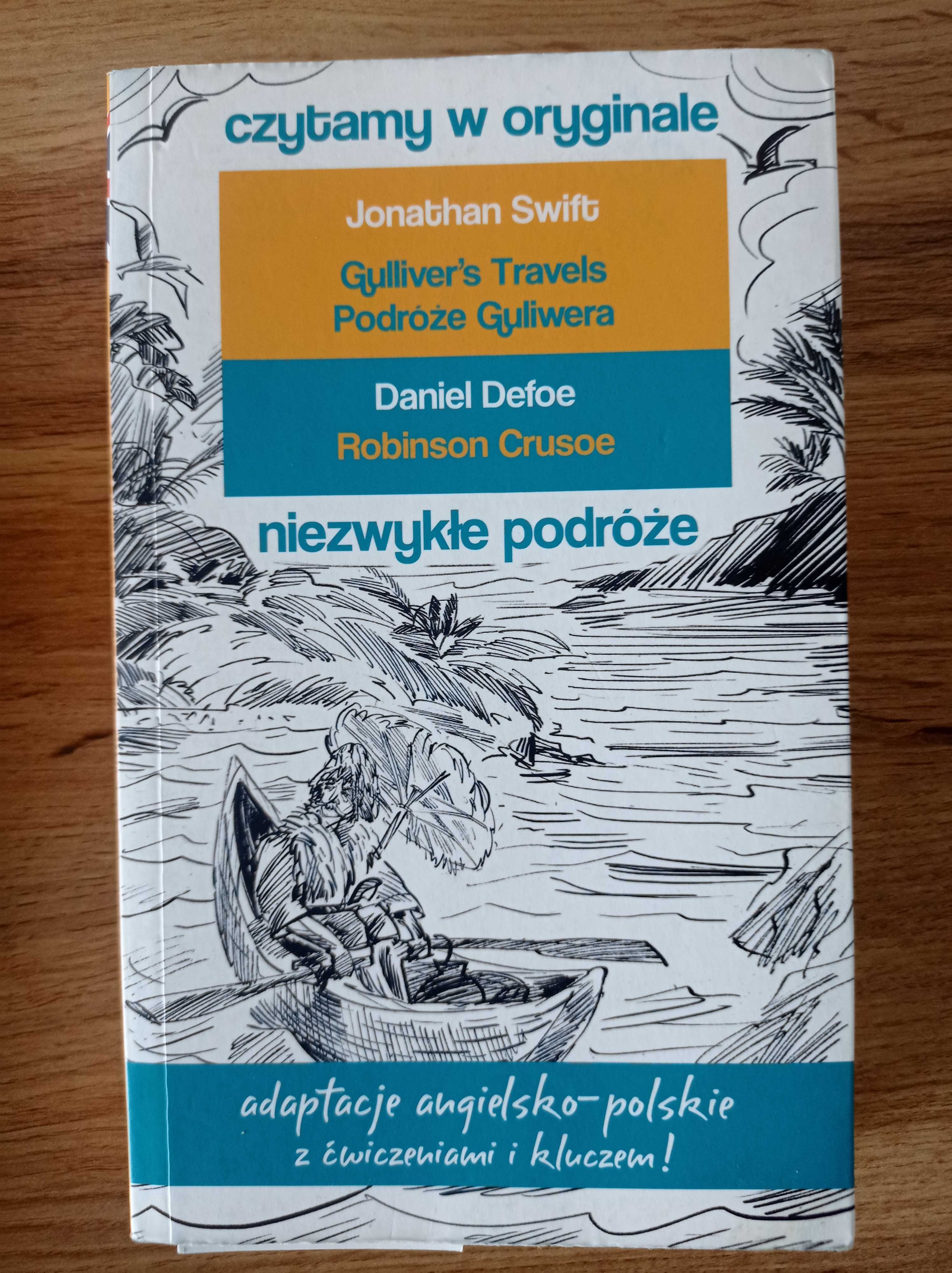 Książka po angielsku i po polsku - Podróże Guliwera i Robinson Crusoe