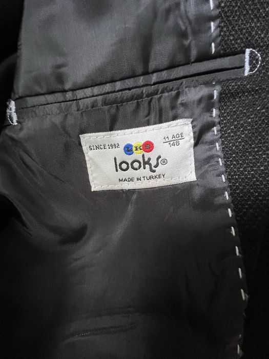 Піджак для хлопчика чорний 146 / 11 р Туреччина шкільна форма