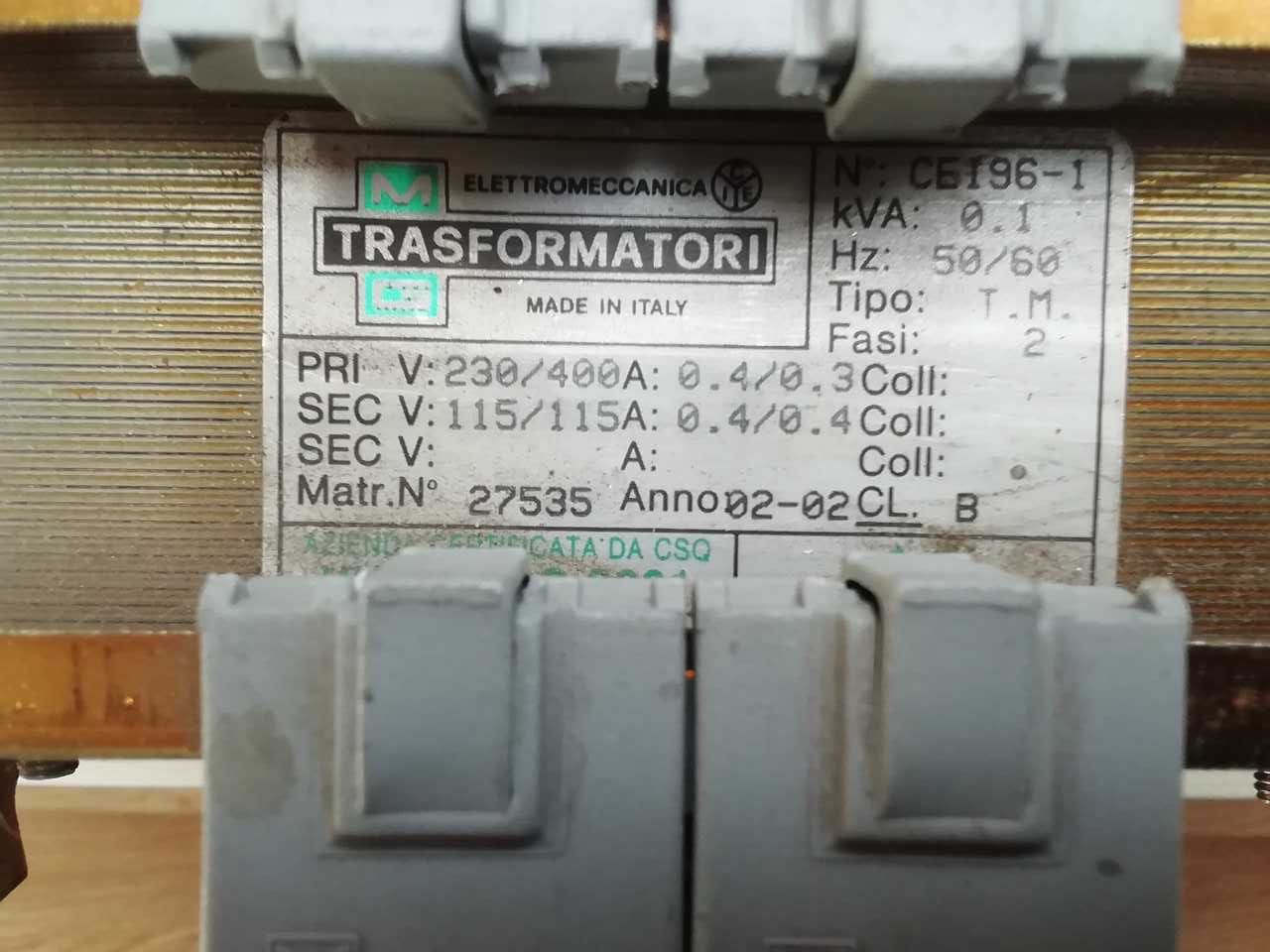 трансформатори 2000VA, 900VA