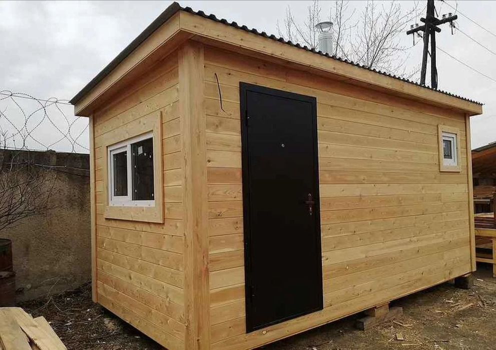 Хозблок, сарай, бытовка с дровником