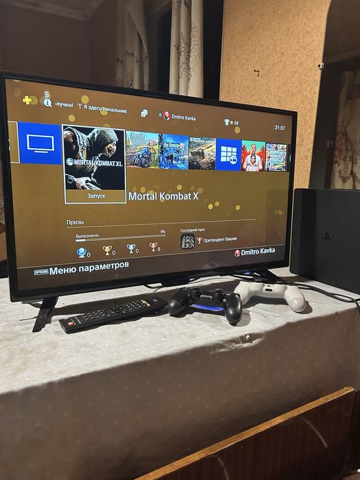 playstation 4 slim 500gb з телевізором 32 дюйми