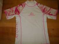 Bluzka sportowa ADRENALIN biało - różowe MORO rozmiar S/M rower,biegi