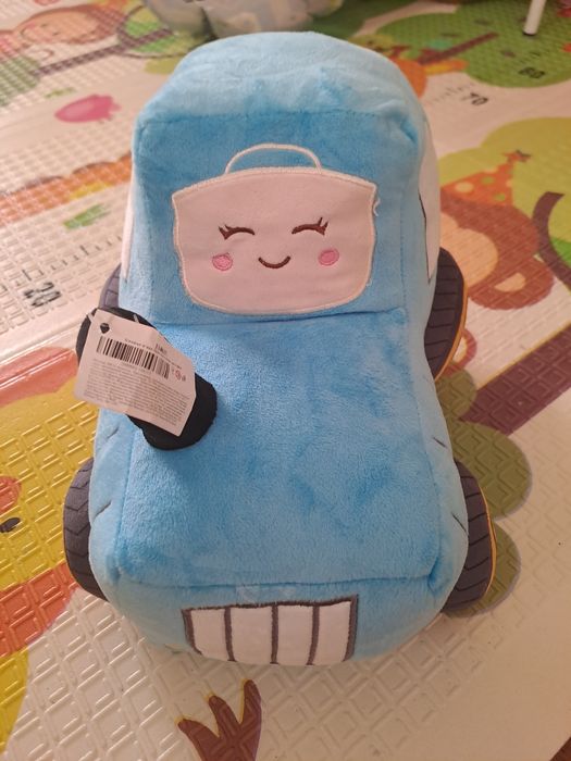 Синій трактор м'яка іграшка