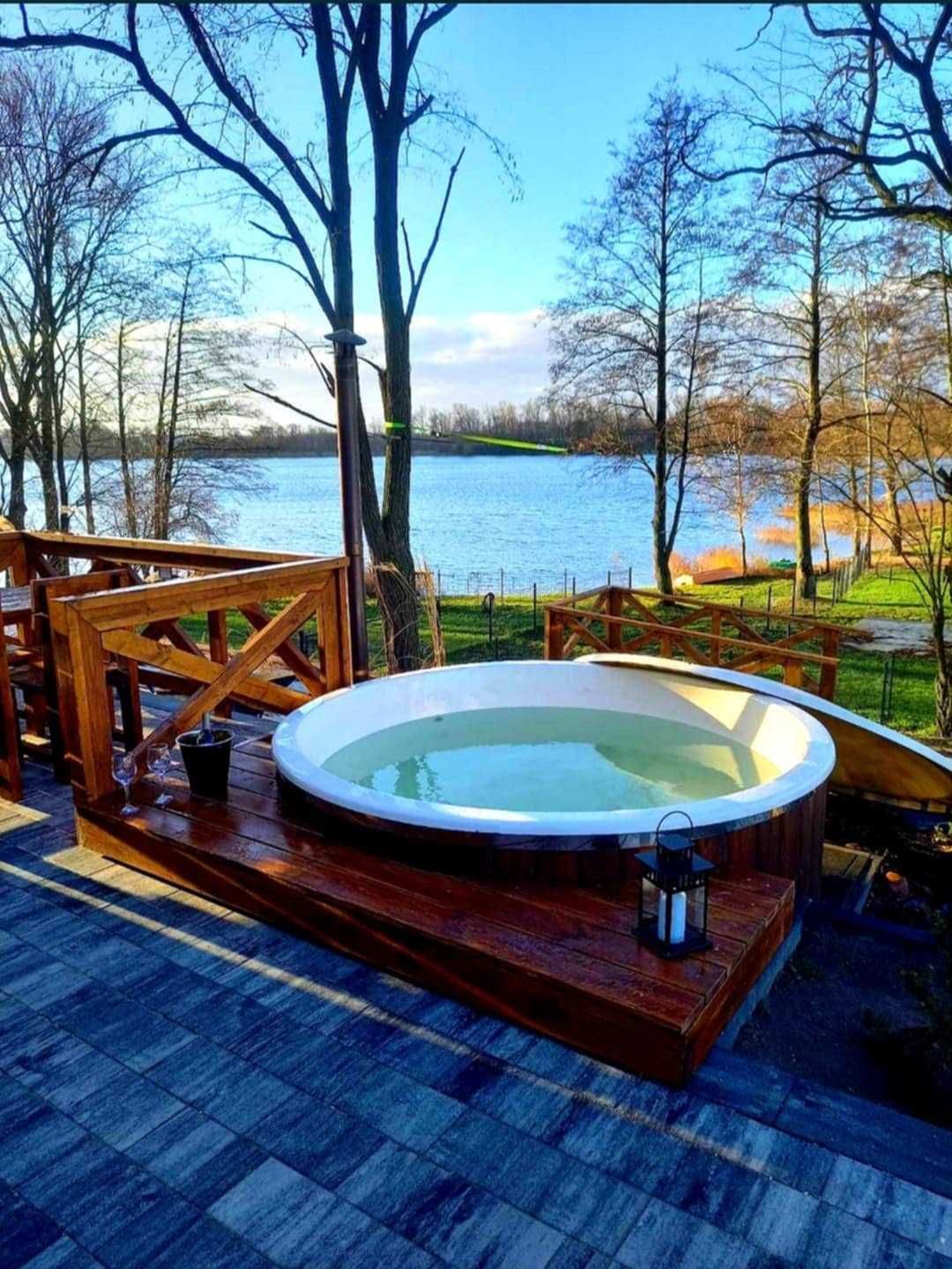 Apartament z widokiem na jezioro, jacuzzi, sauna, basen