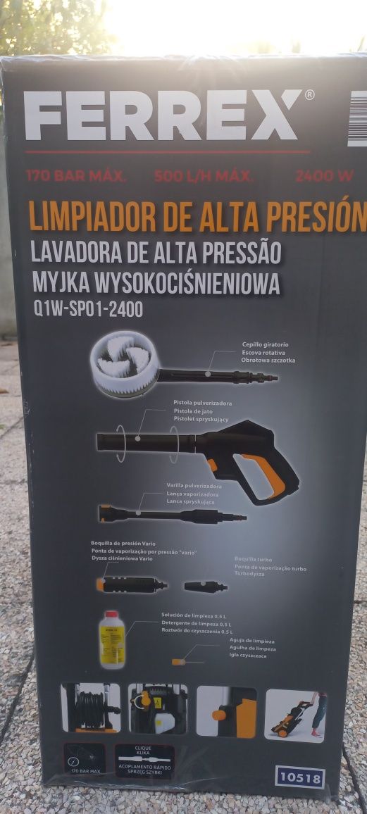 Lavadora de alta pressão 170bar - NOVA
