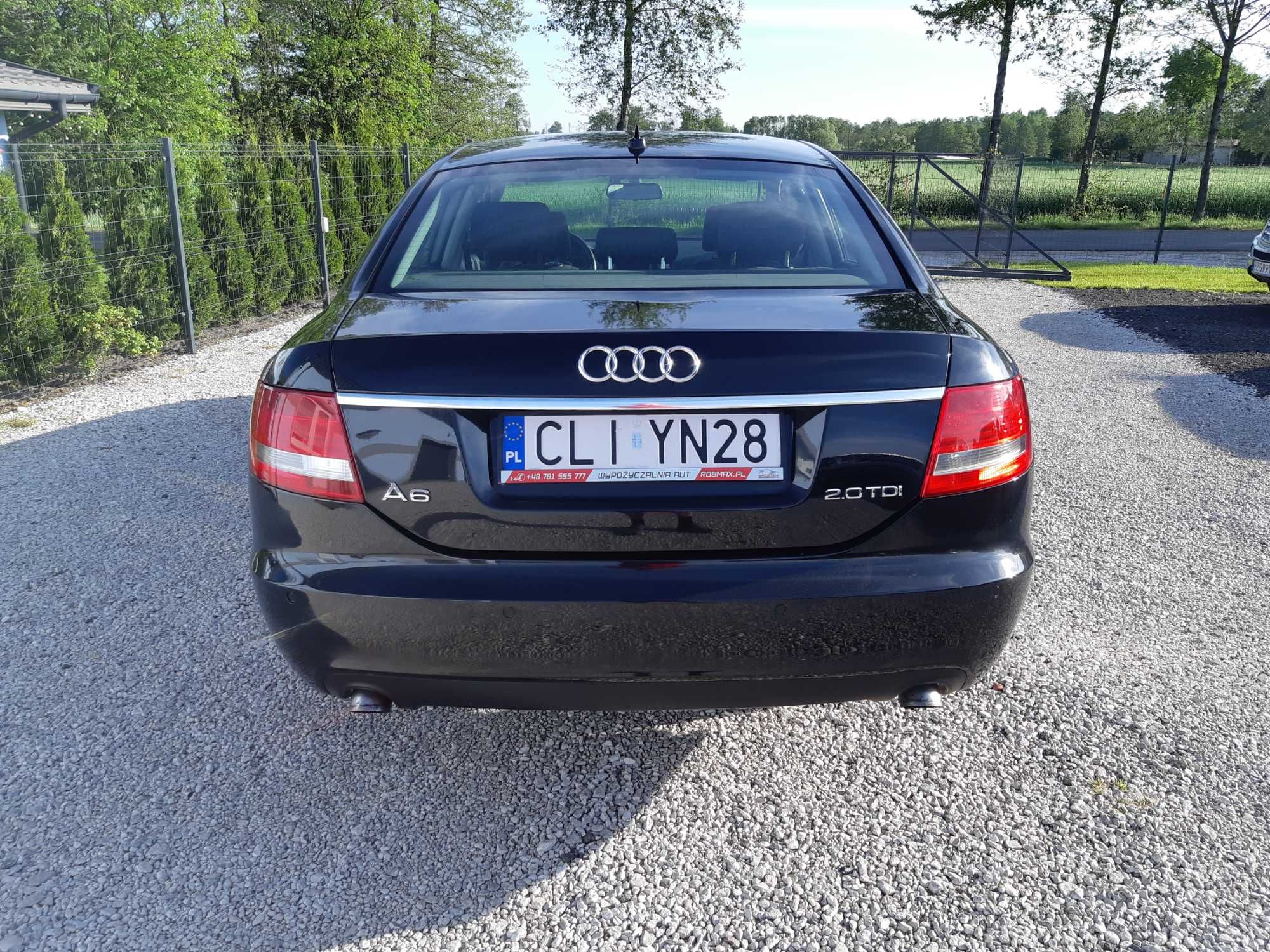 Audi A6 C6 Sedan 2.0 TDI Automat Klima Nawigacja Alu 18 cali Zamiana