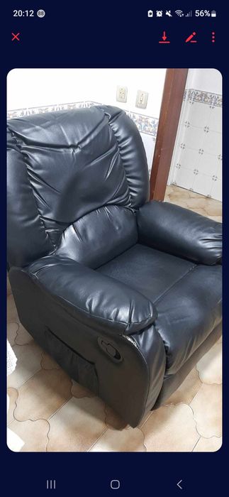 Sofa reclinavel muito confortavel