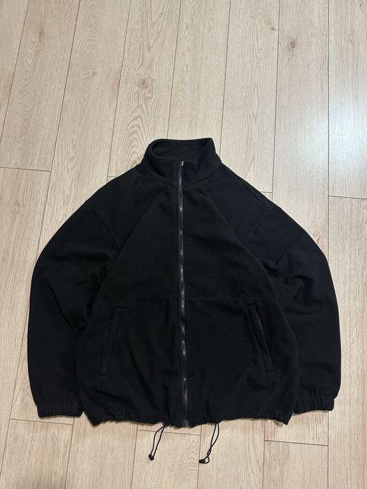 Базова чорна фліска чоловіча флісова кофта оверсайз oversize m l , м л