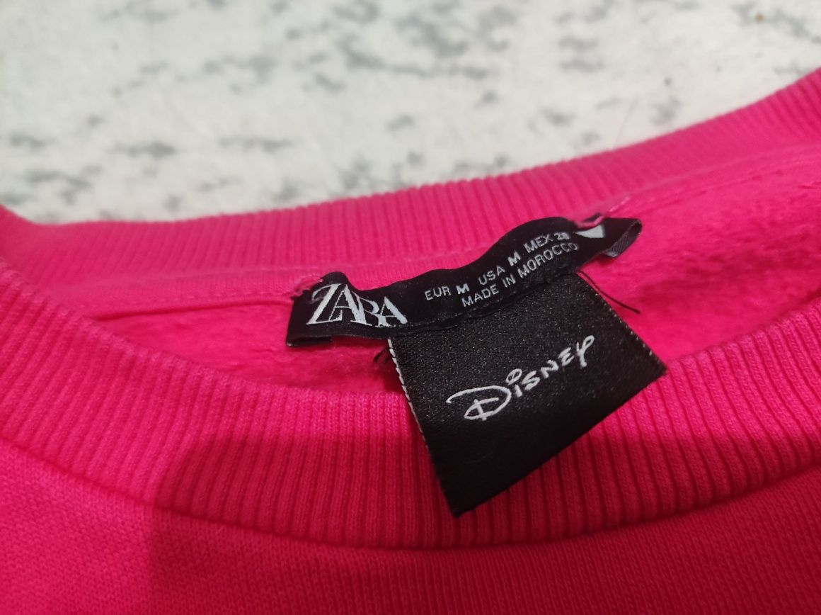 Różowa bluza damska Minnie Mouse Disney Zara M 38