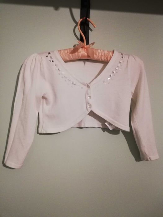 Elegancki sweterek-bolerko Lindex r.98/104