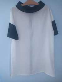 Sukienka biało-czarna r 42
