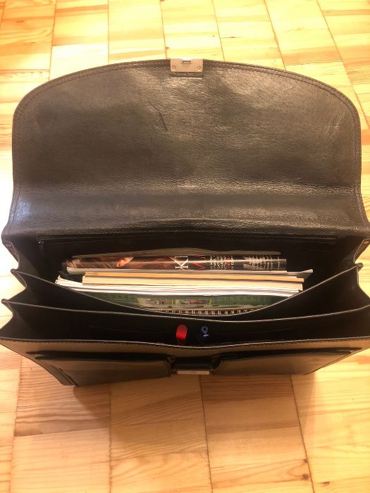 Кожаный портфель Amiet Швейцария / Swiss