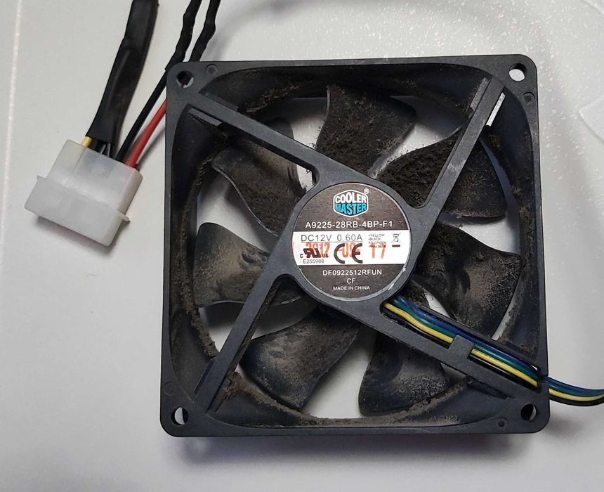 Вентилятор COOLER MASTER A9225-28RB-4BP-F1 12V 0.60A 9CM 9025 Molex