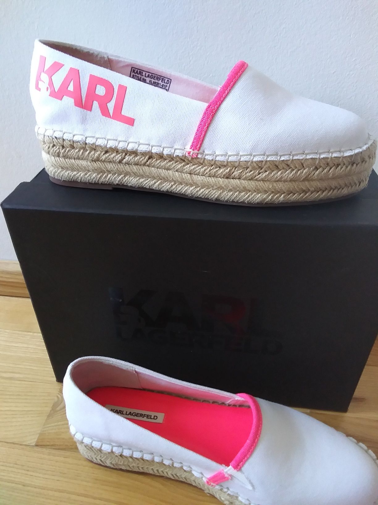 Karl Lagerfeld 39/40 nowe buty espadryle sleep on