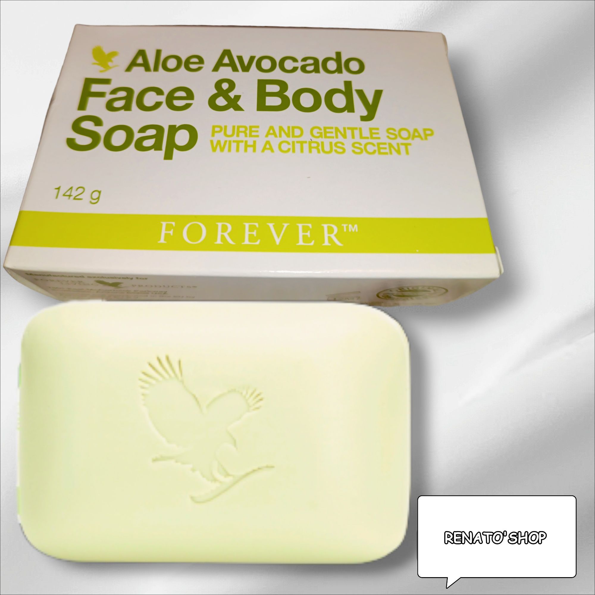 Sabonete Forever® Aloe Avocado Face & Body Soap- Abacate.