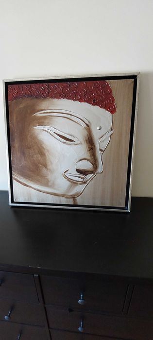 Quadro Buda 70x70