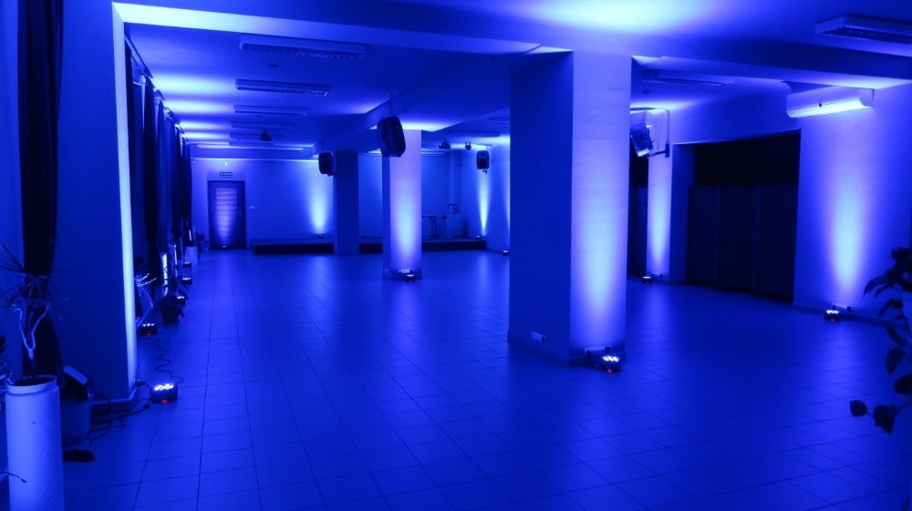 Dekoracja Sali Światłem Ozdabianie Sali Komunia Wesele Lampy LED Radom