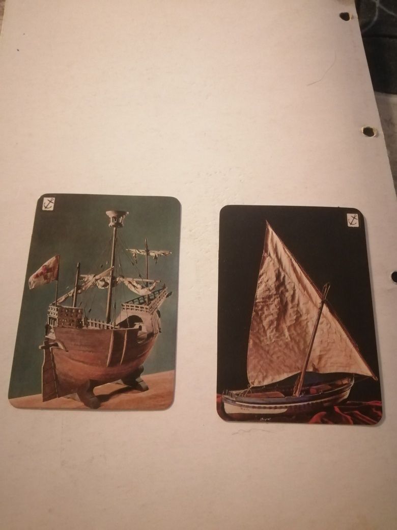 Calendários de bolso (1985) | Miniaturas de Barcos