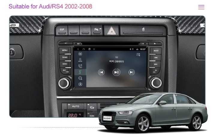 Auto Rádio Android Para Audi A4 S4 RS4 GPS DVD CD USB Bluetooth Canbus