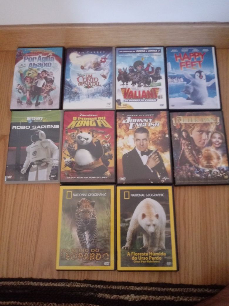 DVD's em ótimo estado