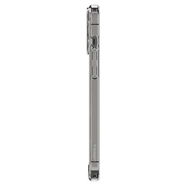 Etui Spigen Ultra Hybrid Crystal Clear + Szkło Płaskie do iPhone 13 Pr