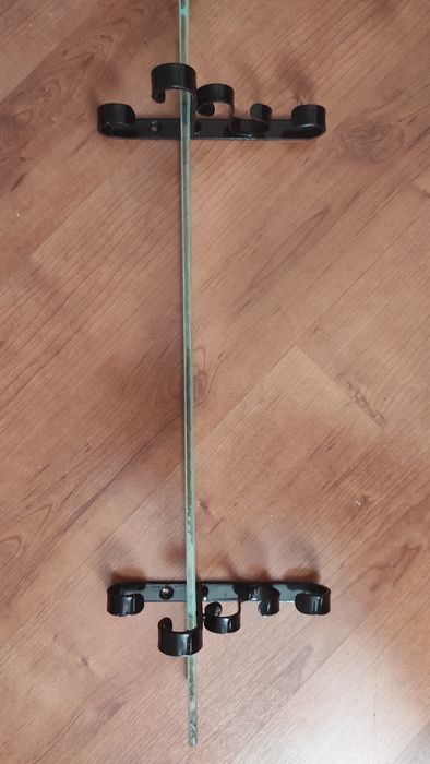 Поличка метал+ скло