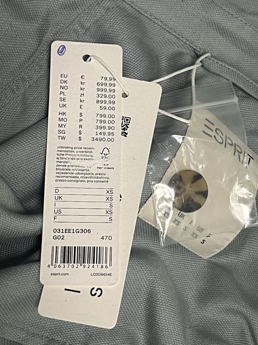 Тренч сорочка літня куртка espirit