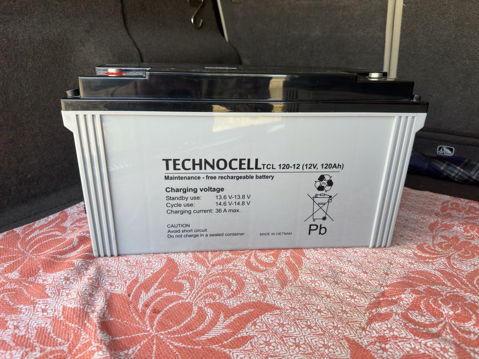 АКБ AGM гель для безперебійного живлення TCL  120Ah 12v